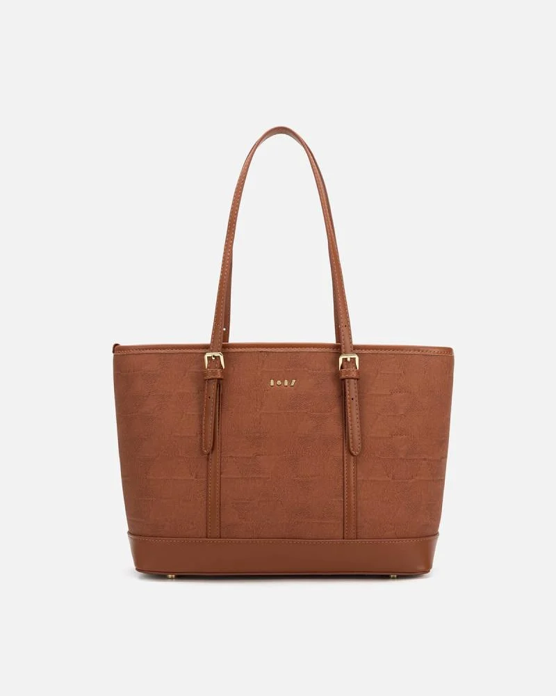 شنطة نسائية أنيقة بلون بني