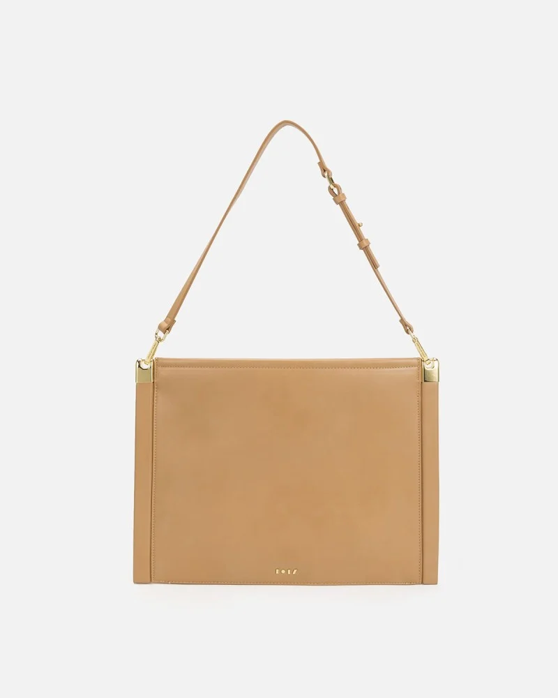 شنطة نسائية عملية من آن باللون البني